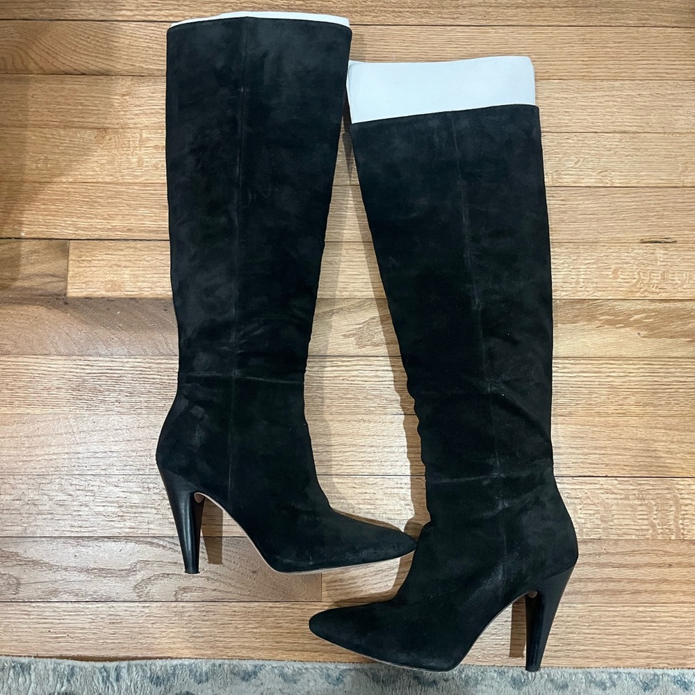 Veronica Beard Sanzi Black Suede